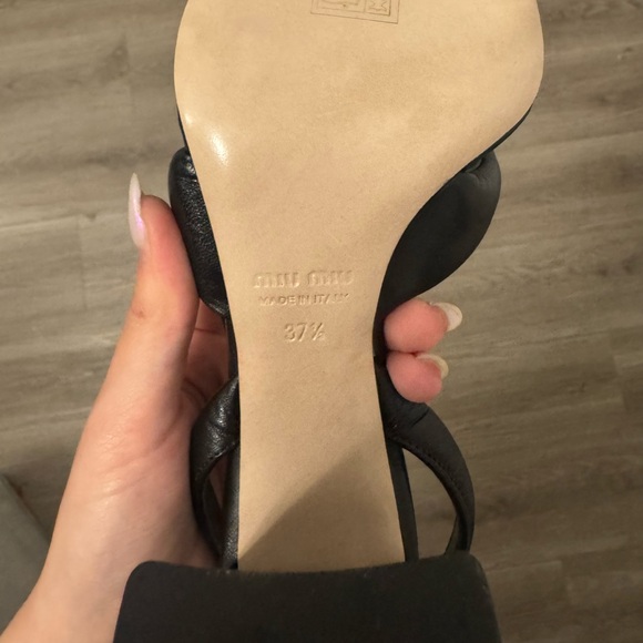Miu Miu Leather Sandals in size 7 - Picture 7 of 7